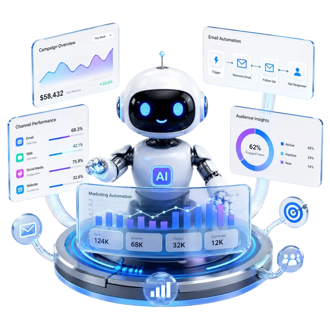 Marketing automation dashboard