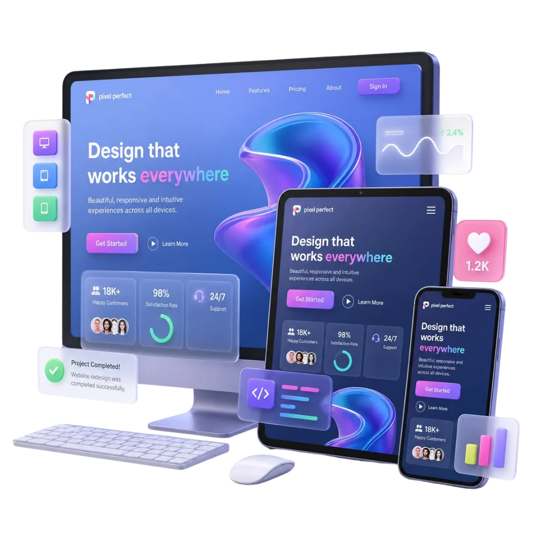 Custom web app dashboard